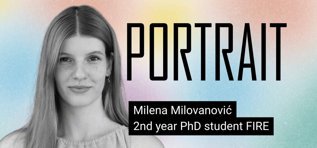 Portrait of Milena Milovanović, PhD researcher studying bacteriophage systems at FIRE Doctoral School